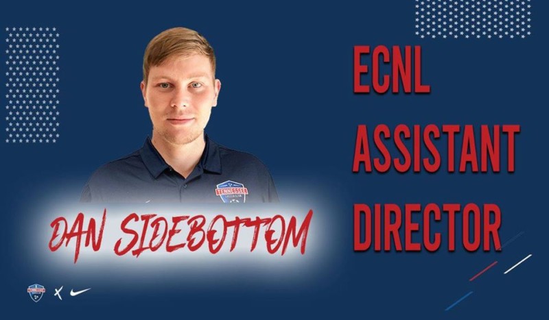 Dan Sidebottom New ECNL Assistant Director Dan Sidebottom New ECNL Assistant Director