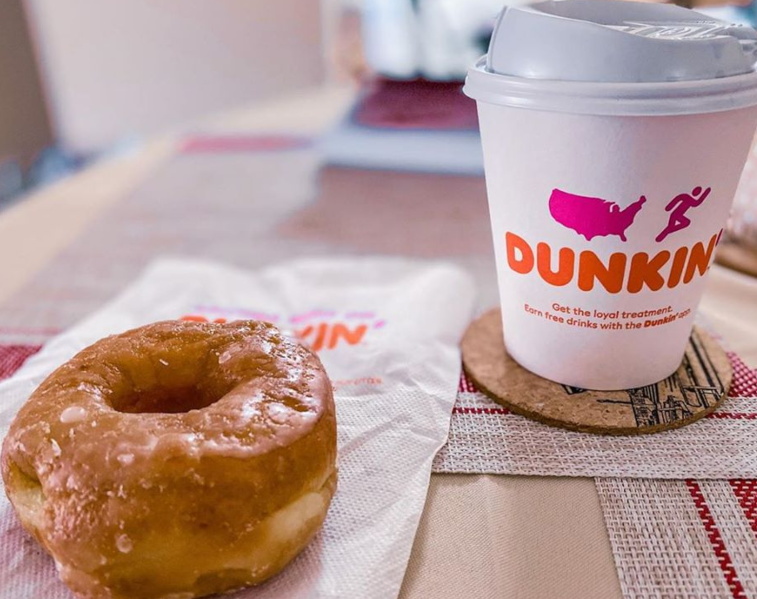 Dunkin donut and coffee Dunkin donut and coffee